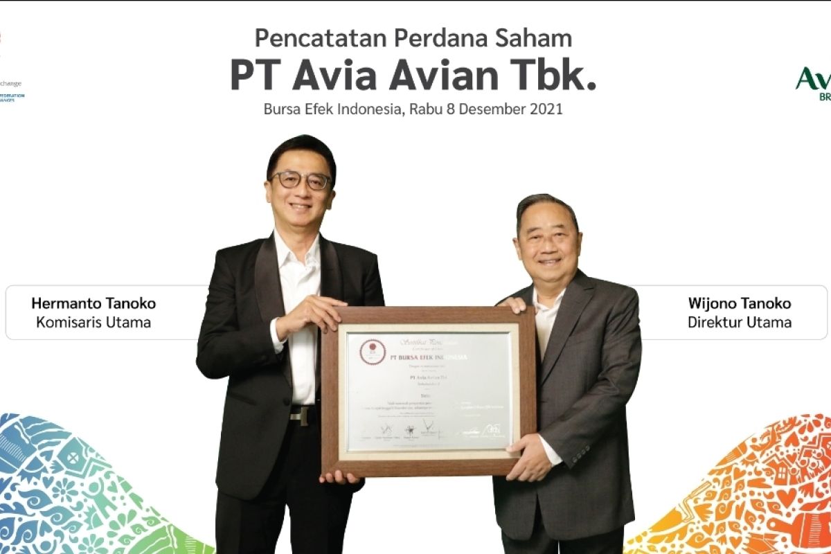 Produsen cat Avian resmi melantai di bursa raup dana Rp5,77 triliun