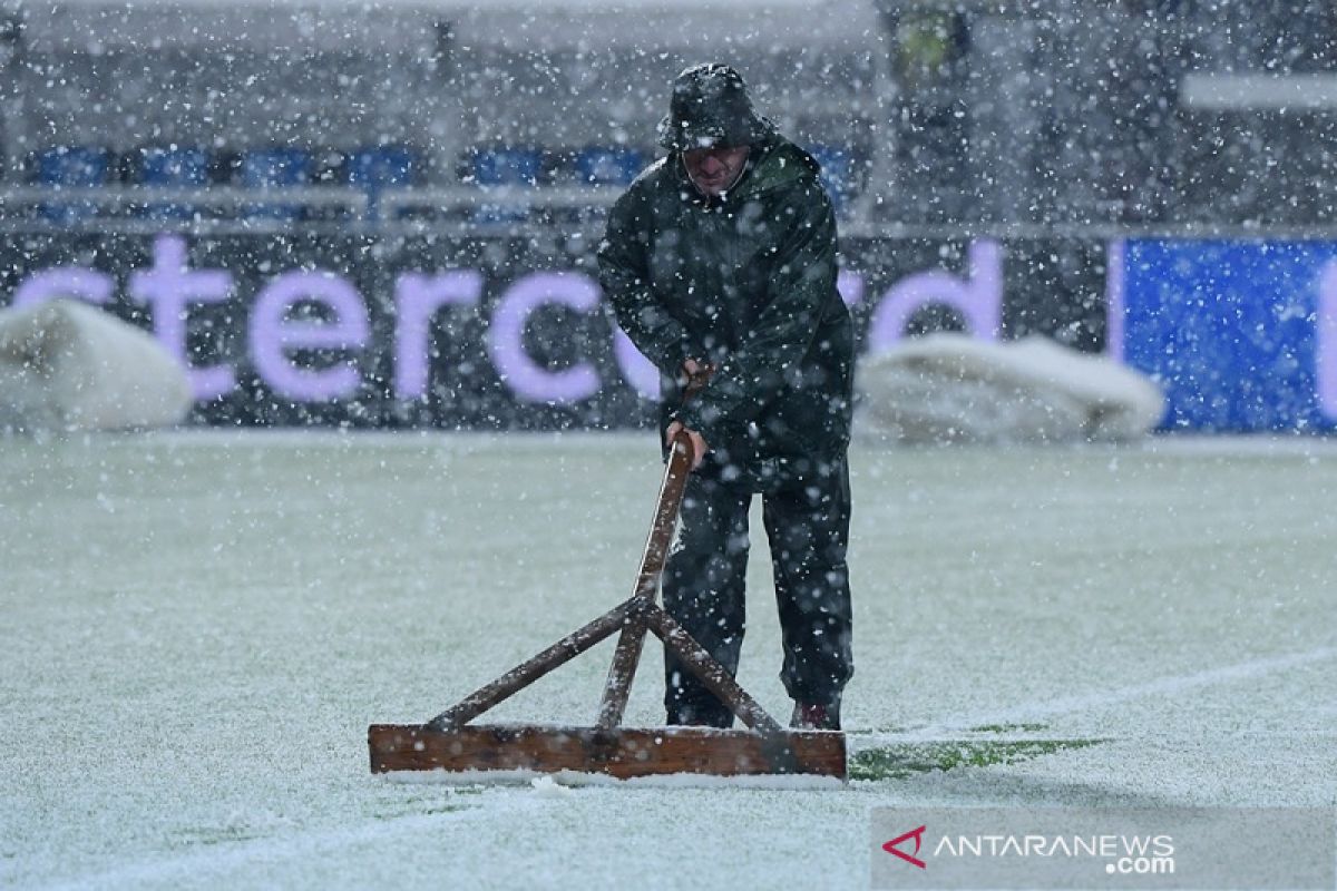 Laga Atalanta kontra Villarreal ditunda akibat salju tebal