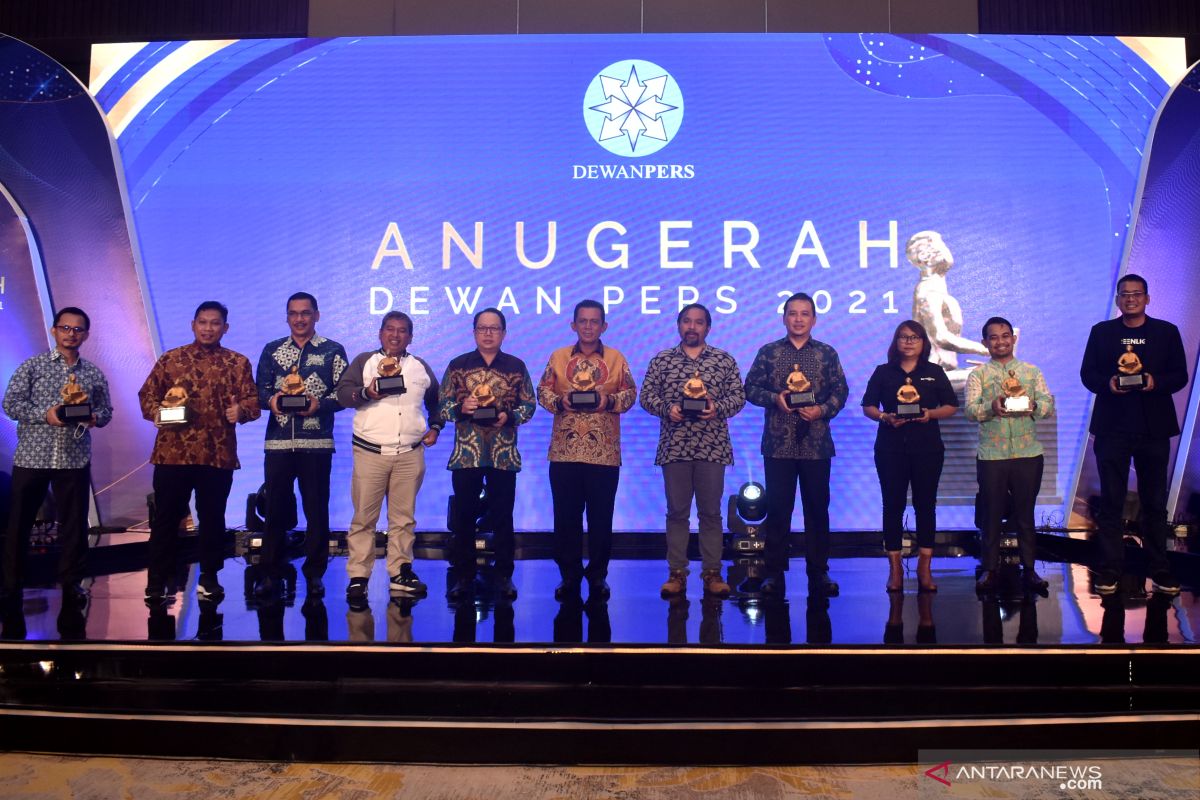 Daftar para pemenang Anugerah Dewan Pers 2021