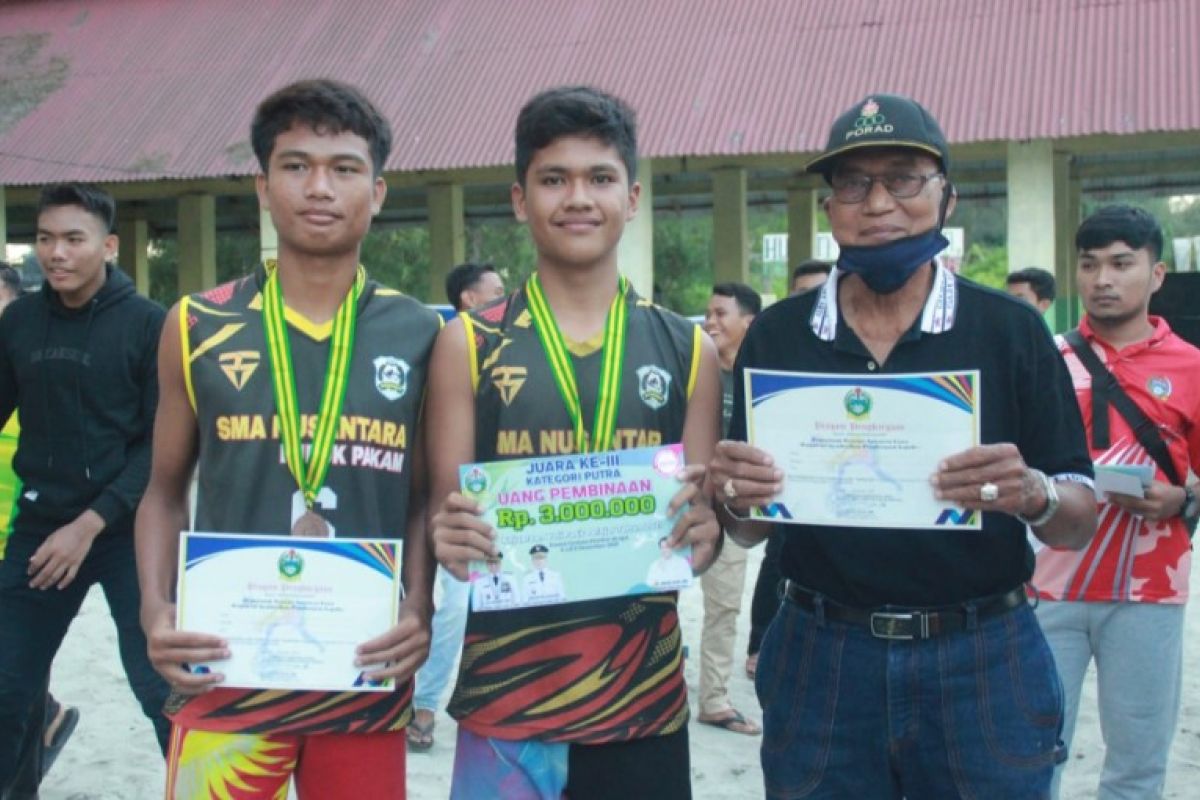 Pematang Siantar dan Deliserdang Juara Voli Pasir Pelajar 2021