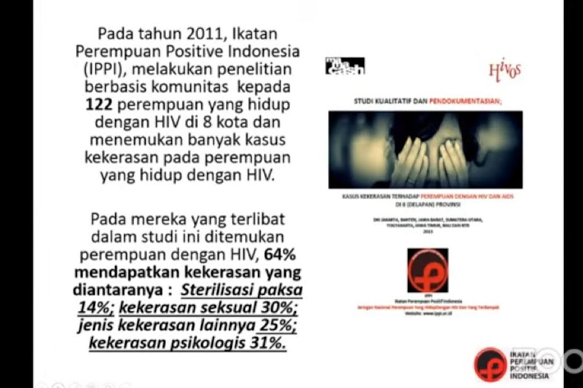 Perempuan pengidap HIV-Aids rentan diskriminasi