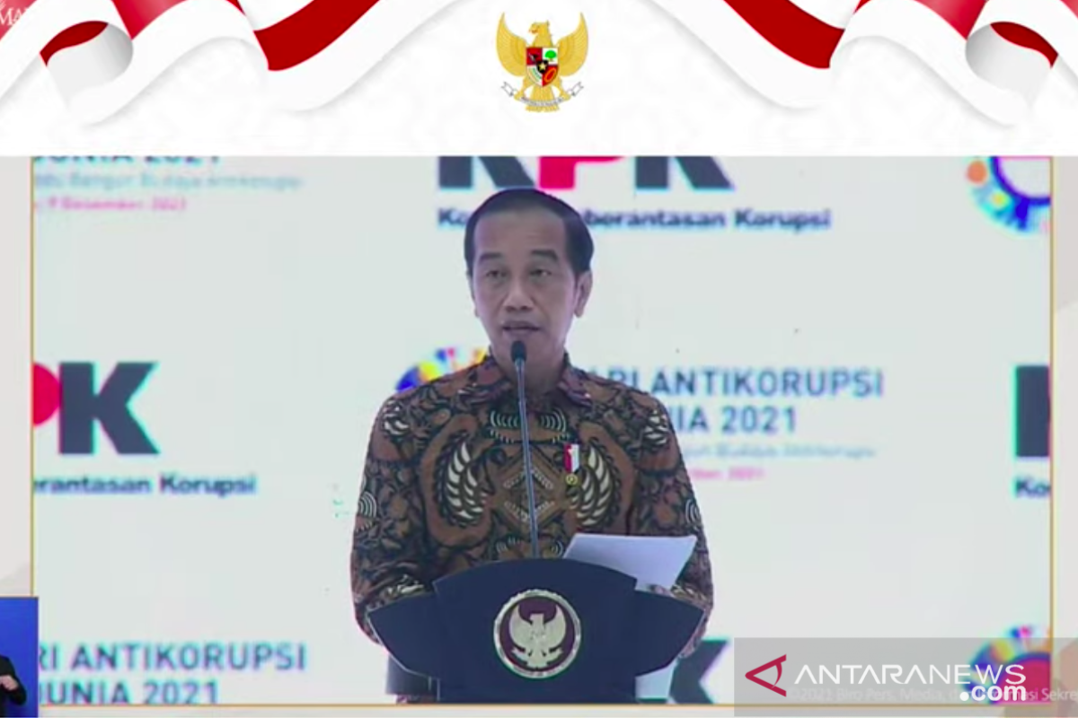 Presiden sebut ekosistem antikorupsi beri dampak besar bagi investasi