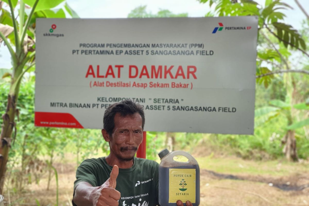 Lewat ujung jari dan Tante Siska, Sutrimo berdayakan petani Sangasanga