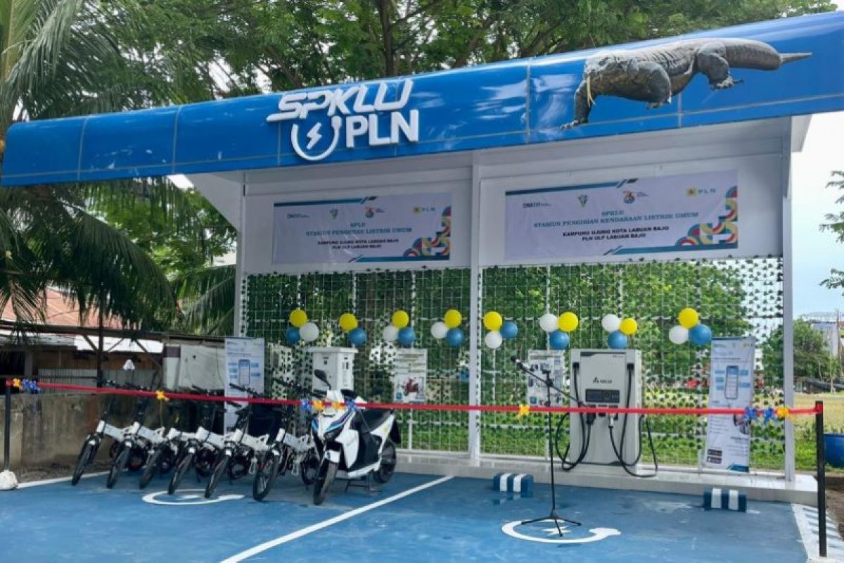 PLN opens first electric vehicle charging station in Labuan Bajo