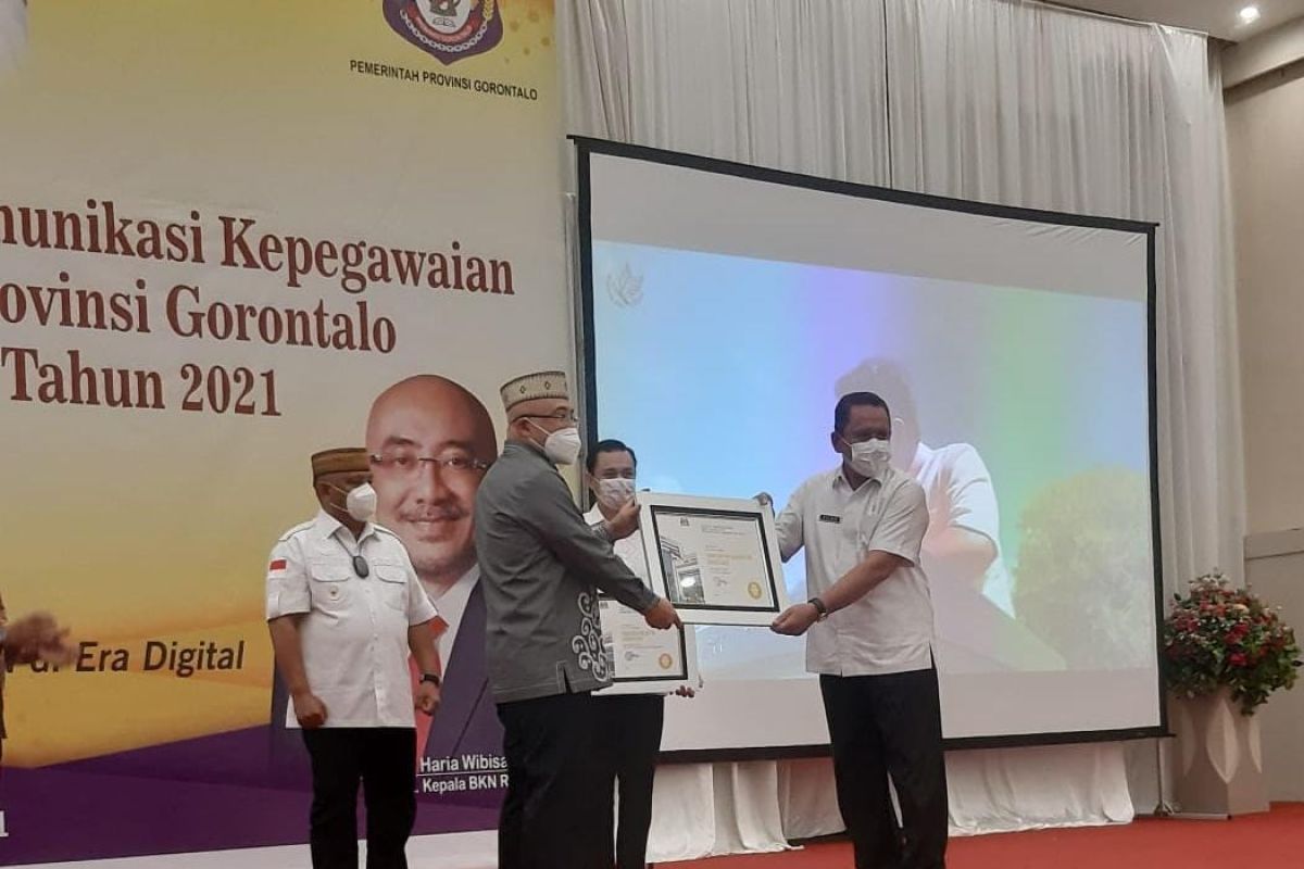 Pemkab Gorontalo peringkat tiga terbaik BKN Award