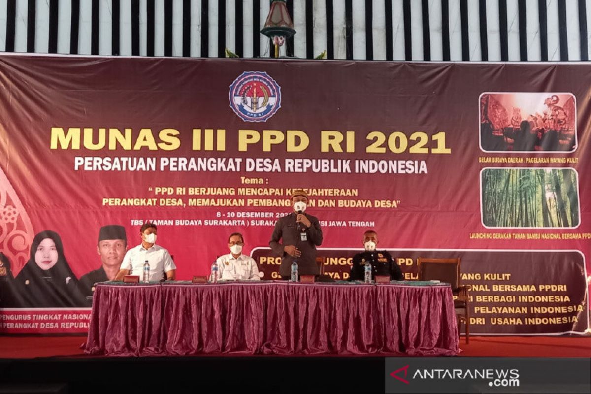 Munas Persatuan Perangkat Desa angkat isu konservasi air