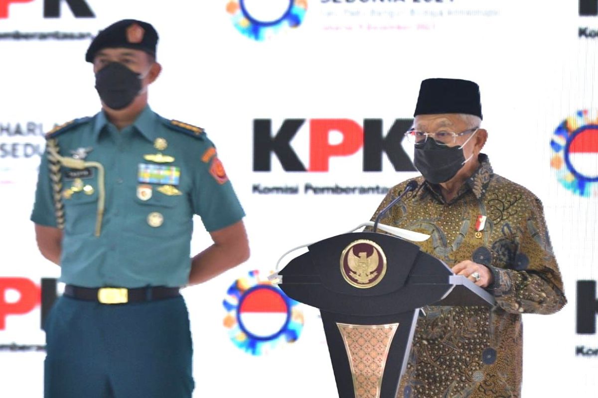 Wapres ibaratkan korupsi karat gerogoti besi pembangunan