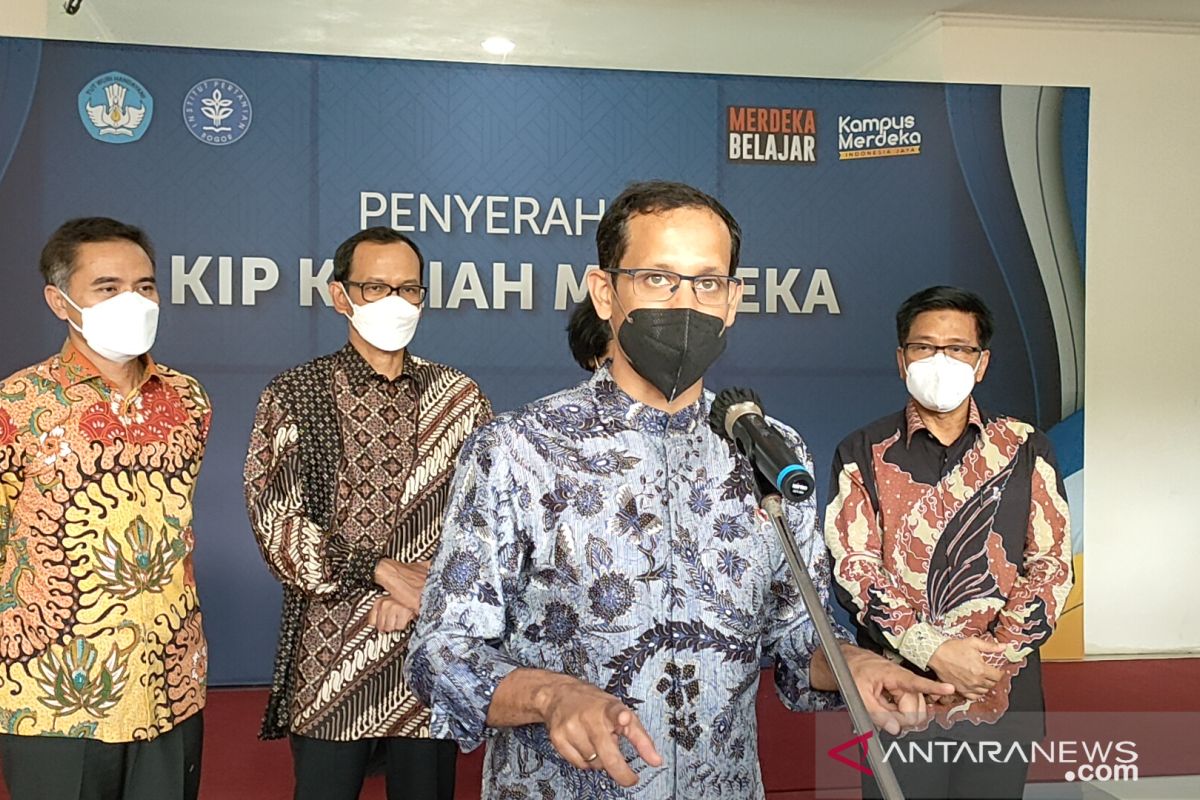 Mendikbudristek Nadiem Makarim sebut KIP Kuliah Merdeka berlanjut pada 2022