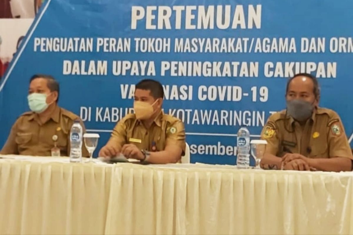 Pemkab Kotim gandeng tokoh masyarakat bantu optimalkan vaksinasi COVID-19