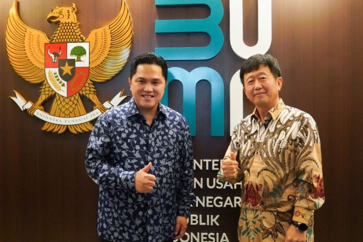 Erick ungkap Posco Korsel tertarik bangun ekosistem kendaraan listrik di Indonesia