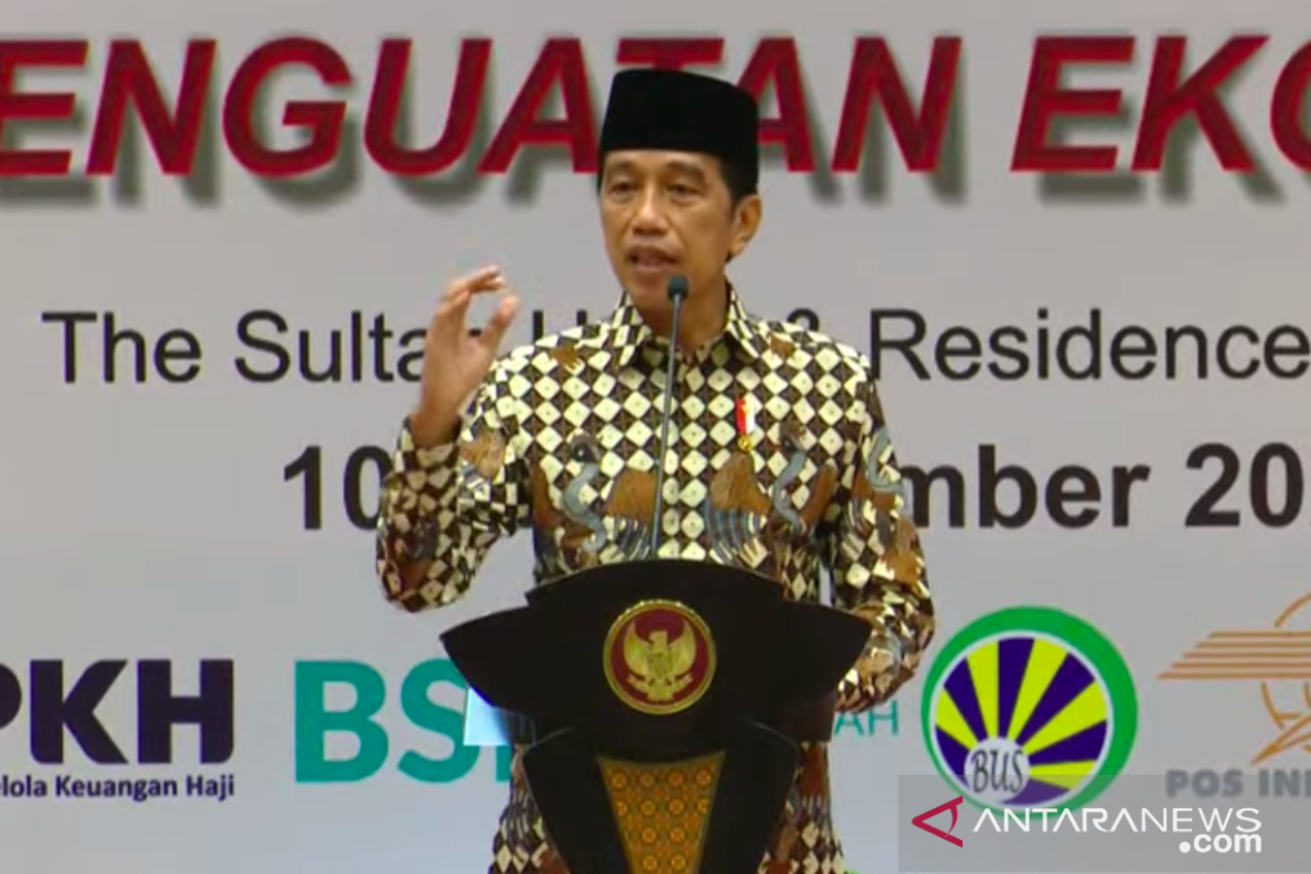 Presiden Jokowi berharap porsi pinjaman bank ke UMKM dapat terus ditingkatkan
