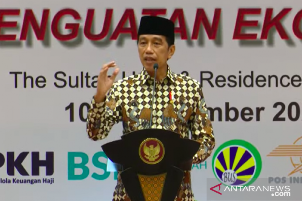 President upbeat about Indonesian sharia economy's prospects