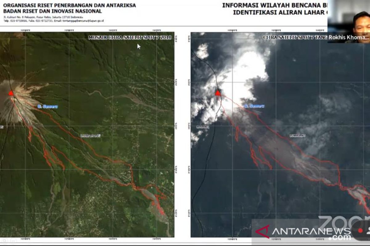 2.417,2 hektar lahan rusak akibat erupsi Gunung Semeru