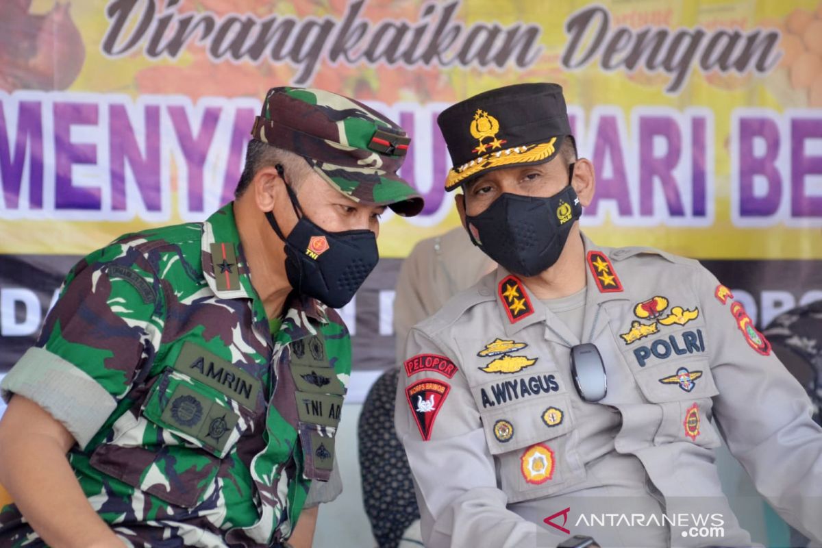 Korem 133/NW kerahkan personel dukung pengamanan Natal dan Tahun Baru