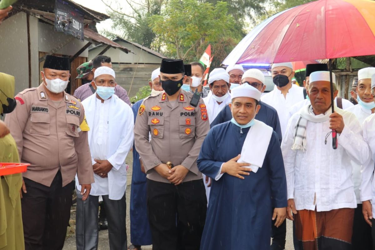 Kapolres Langkat hadiri Maulid Nabi Muhammad di Desa Jaring Halus