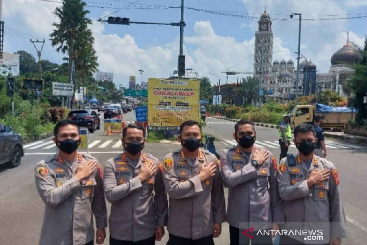 Lima Polres perkuat koordinasi cegah COVID-19 pada musim liburan