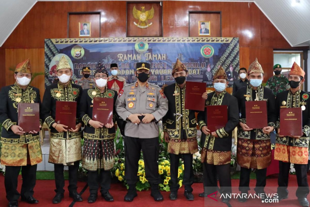 Polda Bengkulu berikan penghargaan BMA Rejang Lebong