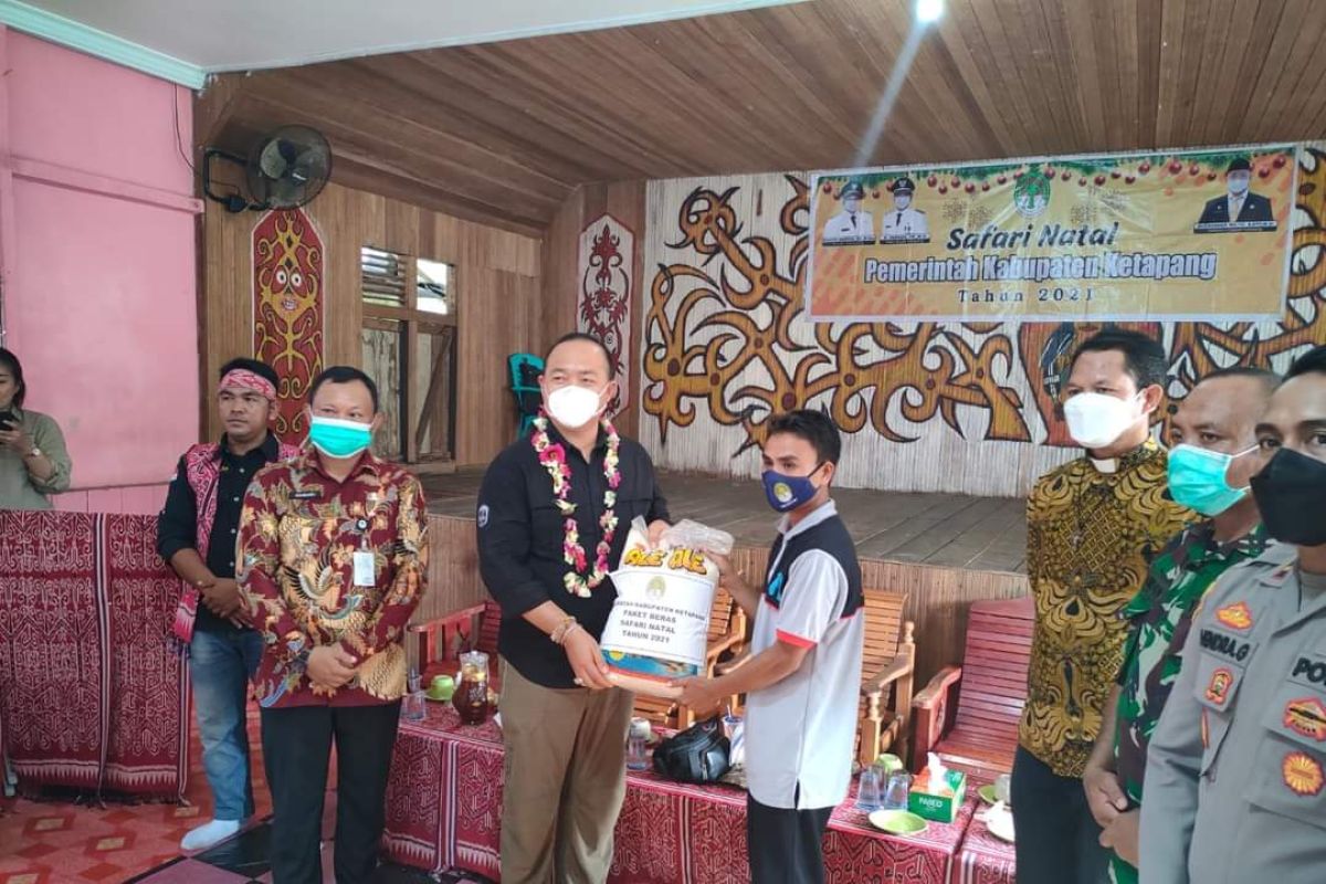 Sekda Ketapang Safari Natal ke kecamatan-kecamatan