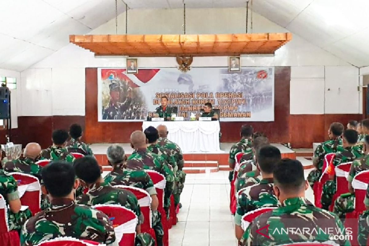 Danrem 172/PWY sosialisasikan kebijakan penugasan TNI di Papua