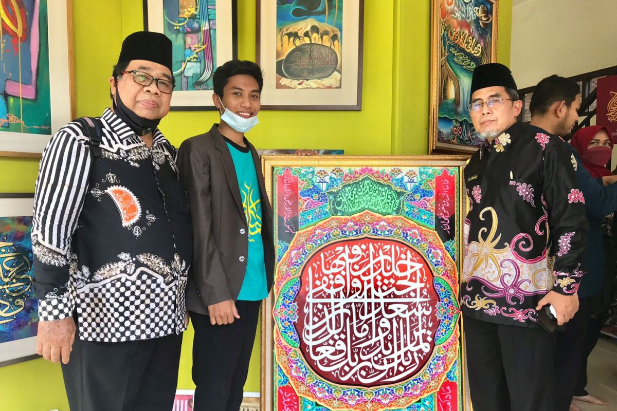 LPTQ Kaltim belajar Kaligrafi Al-Qur'an ke Sukabumi