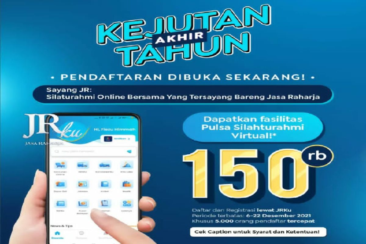 Cegah Penularan Covid-19 dan Tekan Angka Laka Lantas, Jasa Raharja Fasilitasi Silaturahmi Online Nataru Tahun 2021.