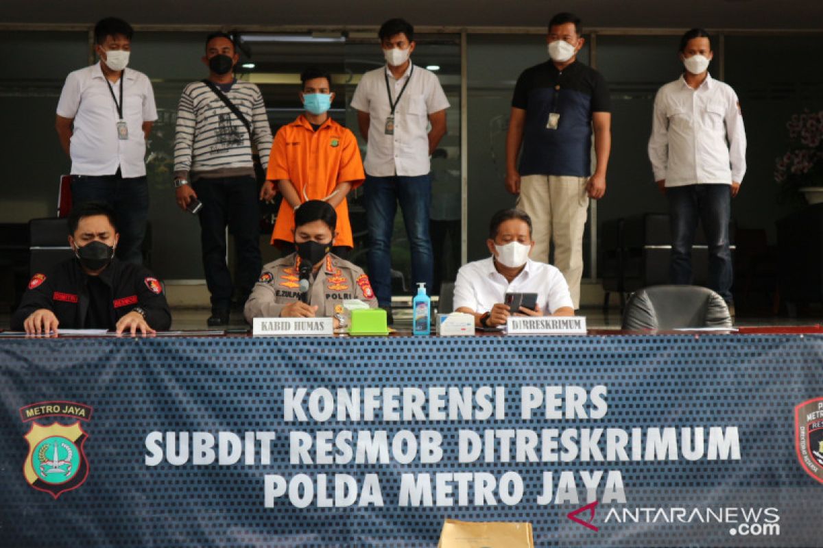 Polisi tangkap pelaku pembunuhan berencana sesama jenis di Kemayoran