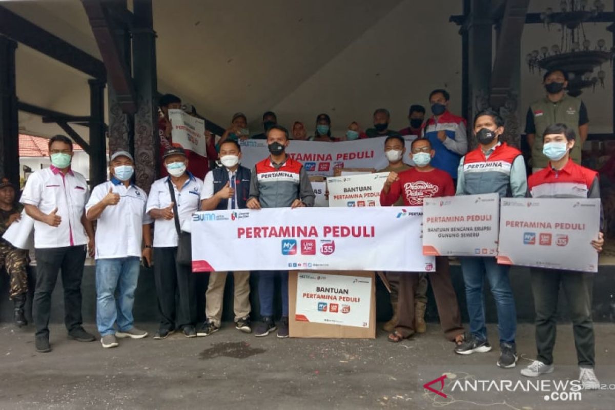 Pertamina Grup salurkan bantuan untuk korban letusan Semeru