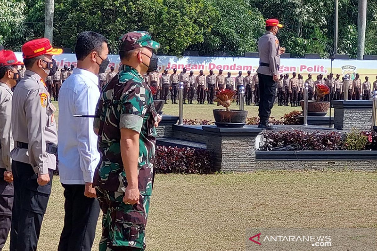 Ratusan siswa TNI-Polri ikuti Diklat Integrasi di SPN Kemiling Lampung