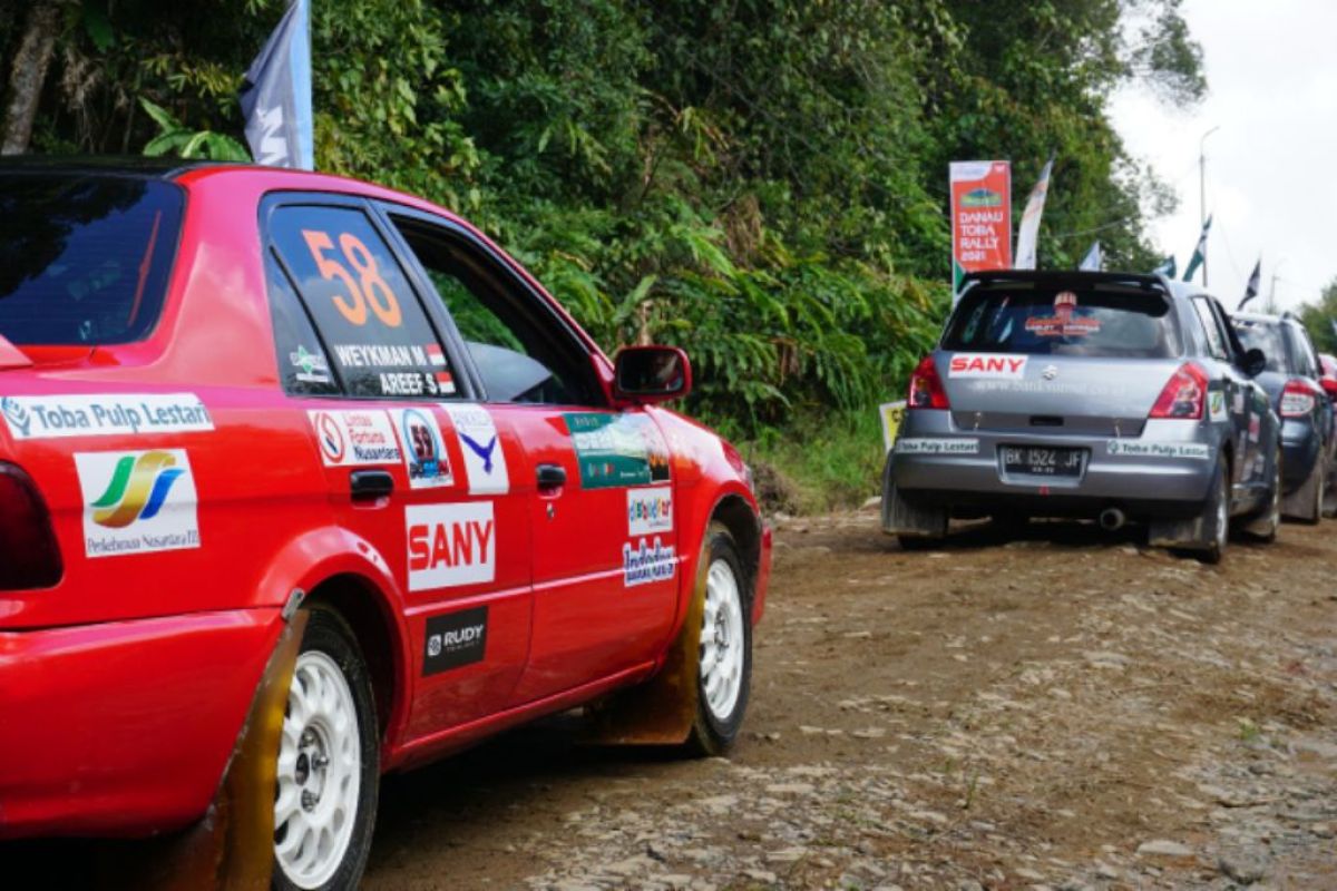 SANY PERKASA ikut berpartisipasi di Kejuaraan Danau Toba Rally 2021