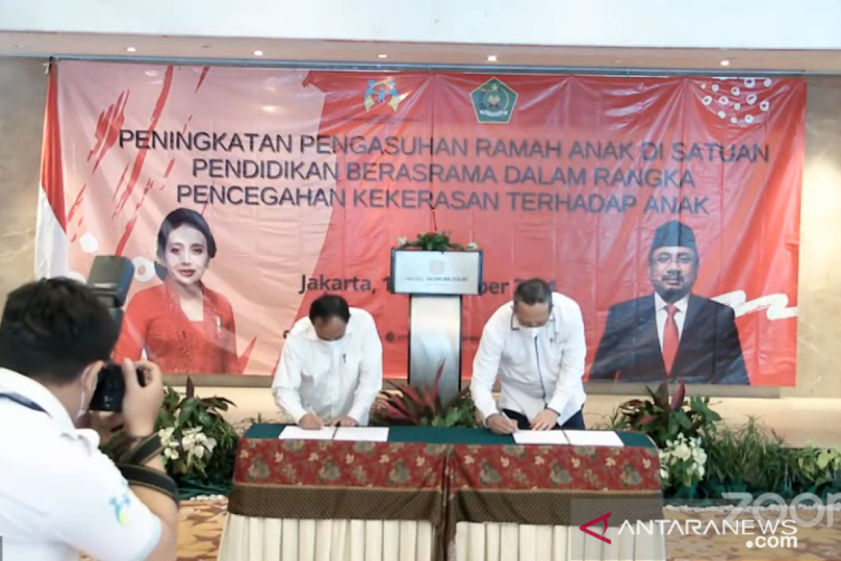 KPPPA dan Kemenag tanda tangani MoU cegah kekerasan di sekolah berasrama