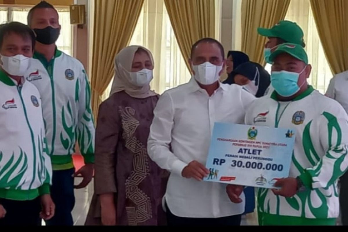 Pemprov Sumut berikan bonus atlet peraih medali Peparnas