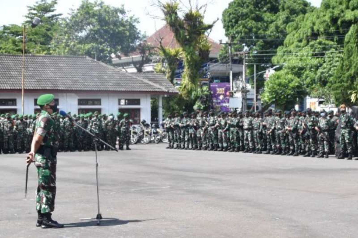 Aparat keamanan Wonosobo gelar pasukan pengamanan kunjungan Presiden