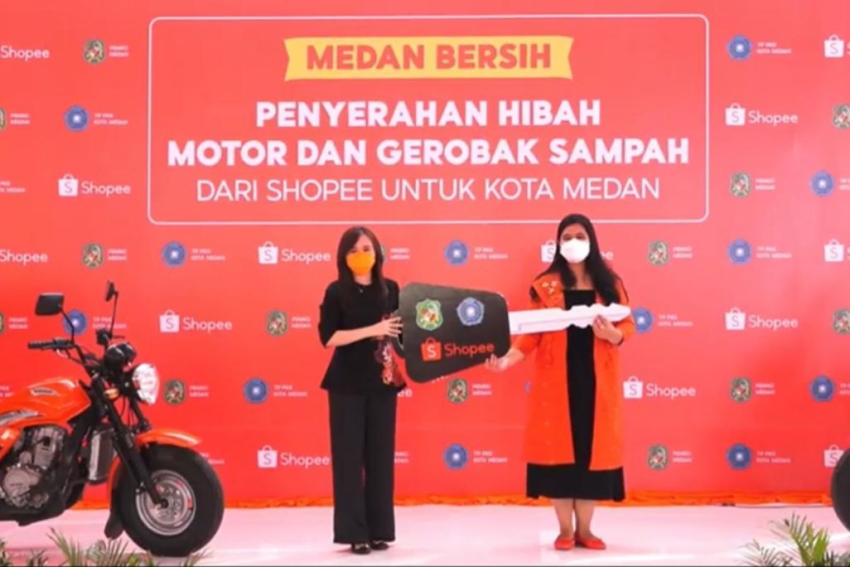 Shopee bantu program "Medan Bersih"