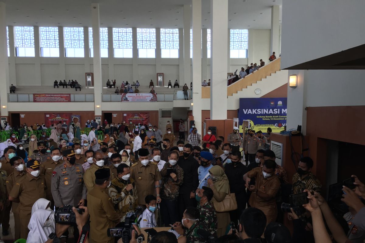 Mendagri mengajak semua pihak dukung vaksinasi di Aceh