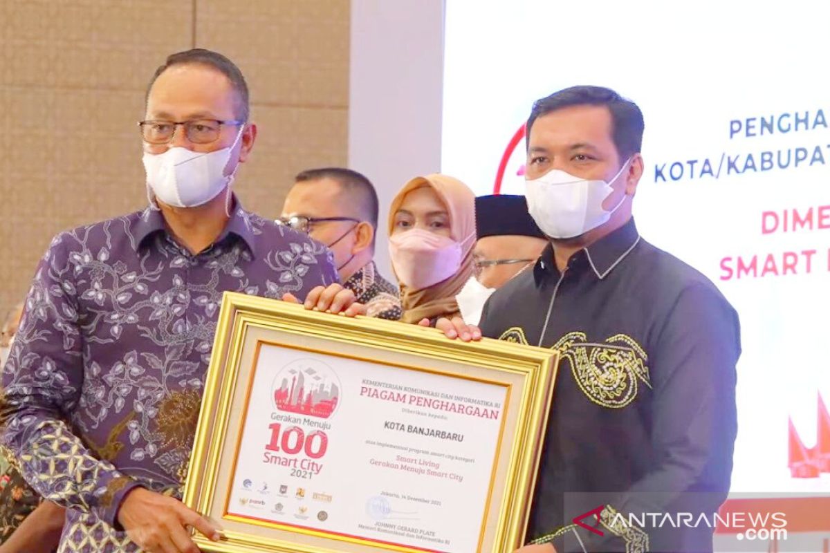 Banjarbaru raih piagam penghargaan Smart City Kemenkominfo