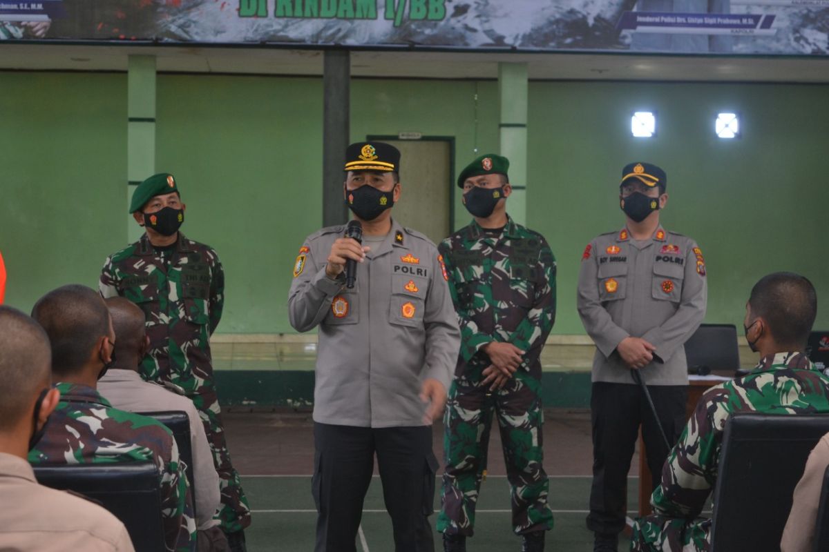 Diklat implementasi TNI-Polri di SPN Hinai