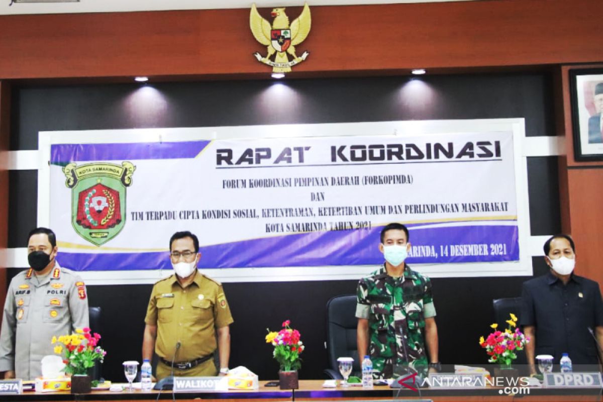 Polresta Samarinda gelar rakor guna hadapi libur Natal dan Tahun Baru 2022