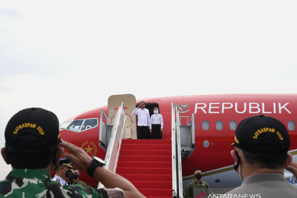 Presiden Jokowi lakukan kunjungan kerja ke Jawa Tengah