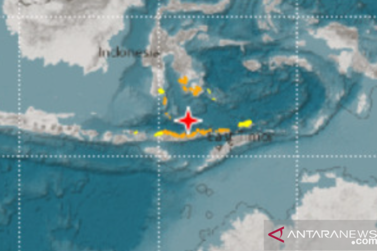 Gempa magnitudo 7,5 di Laut Flores, berpotensi tsunami