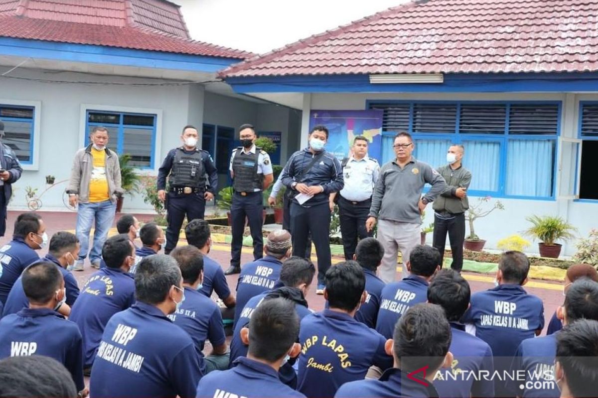 31 napi Lapas Kelas IIA Jambi boyongan ke lapas narkoba