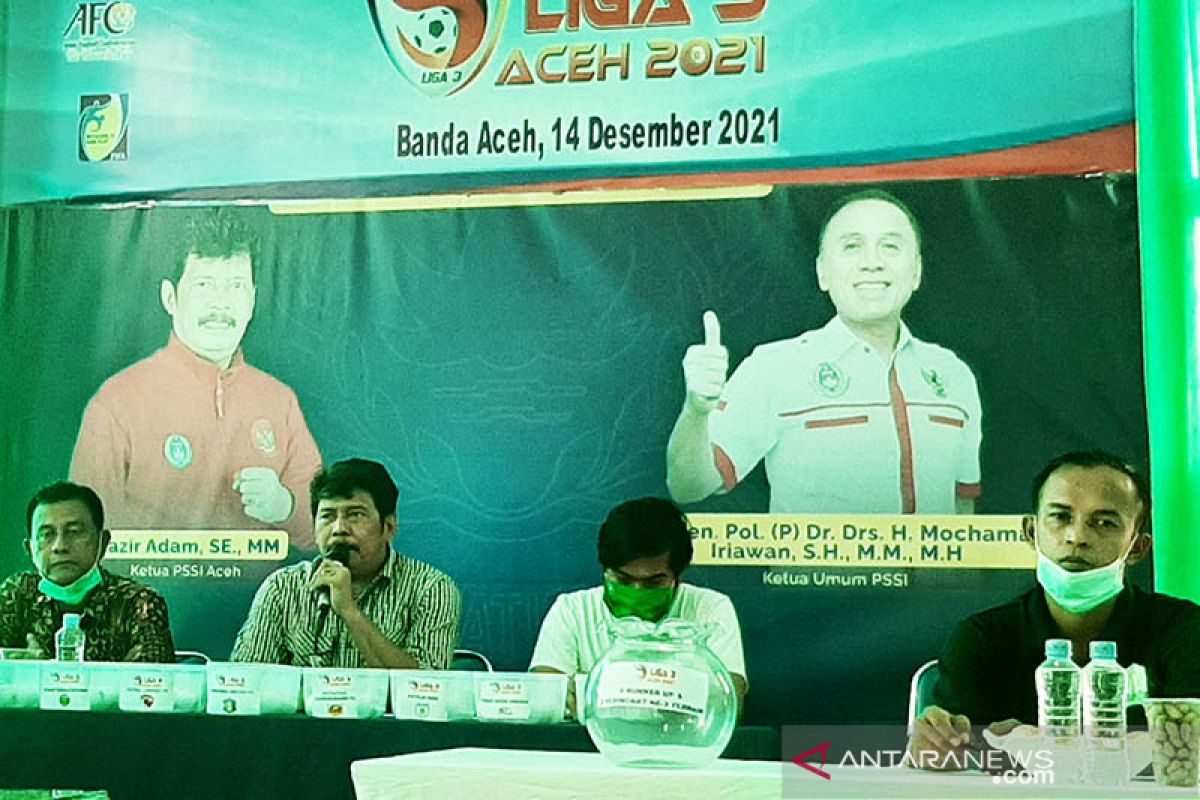 PSSI Aceh undi pertandingan 16 besar Liga 3, ini hasilnya