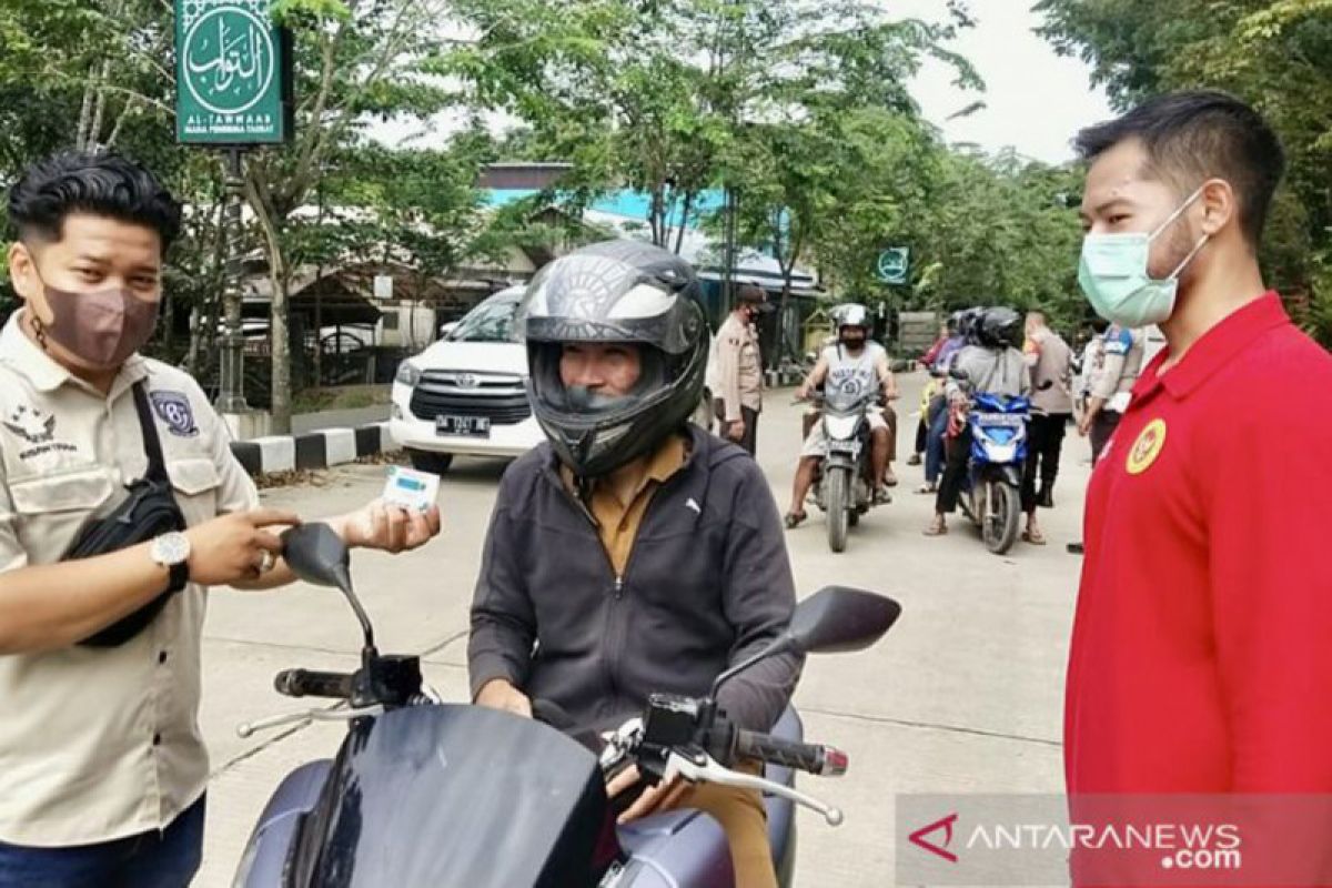 BINDA Kalsel deteksi warga belum vaksinasi yang melintas di jalan