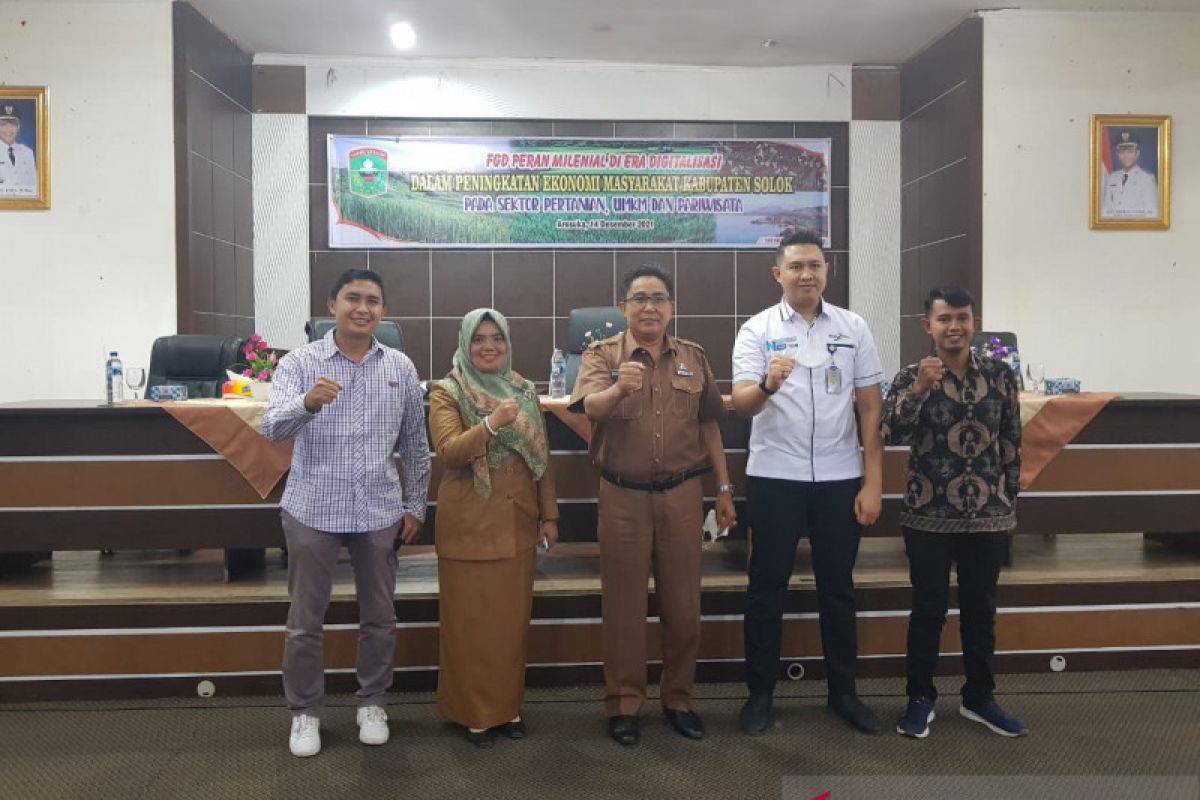 Pemkab Solok harapkan peran milenial tingkatan ekonomi Kabupaten Solok