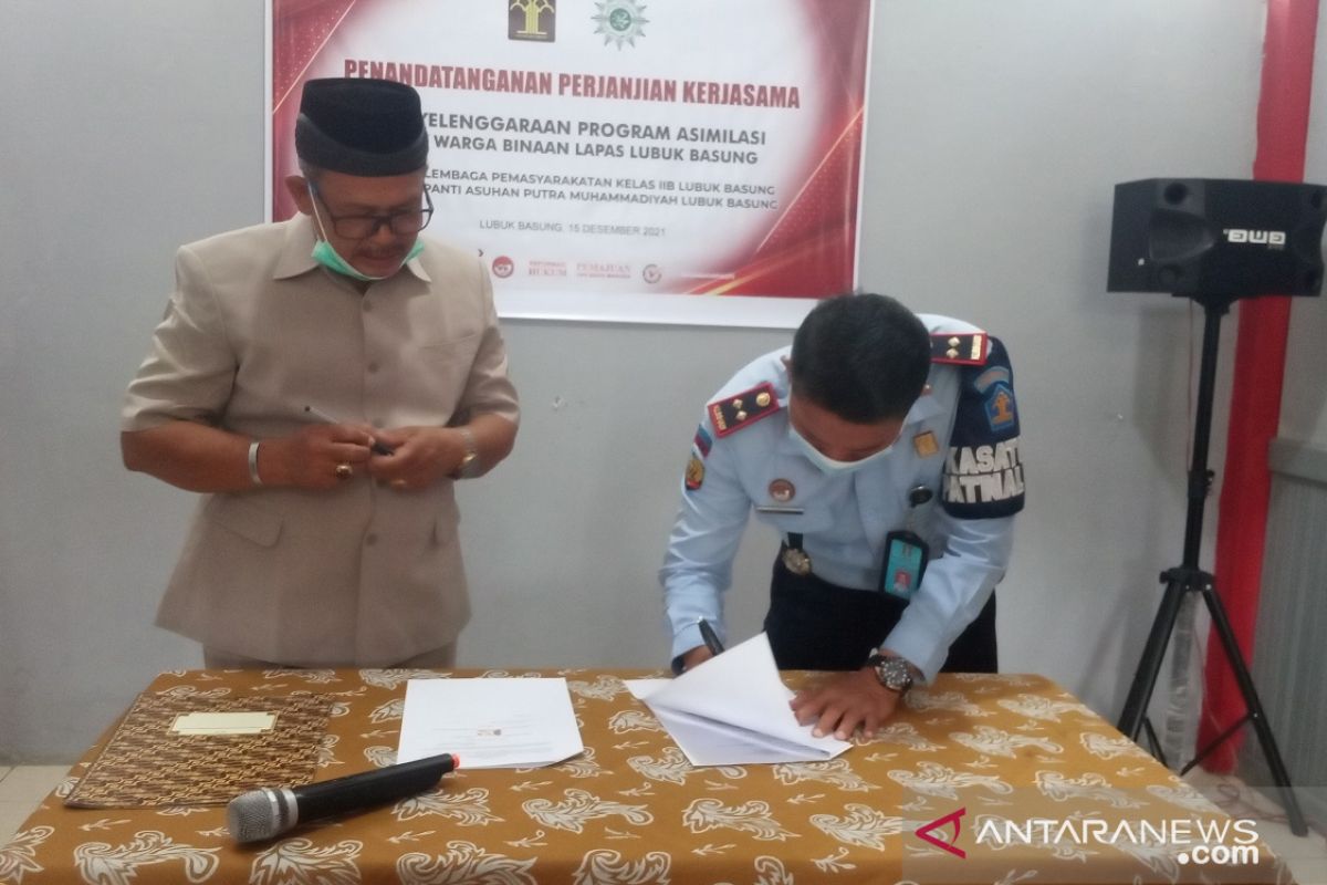 LP Lubukbasung gandeng panti asuhan bina mental warga binaan