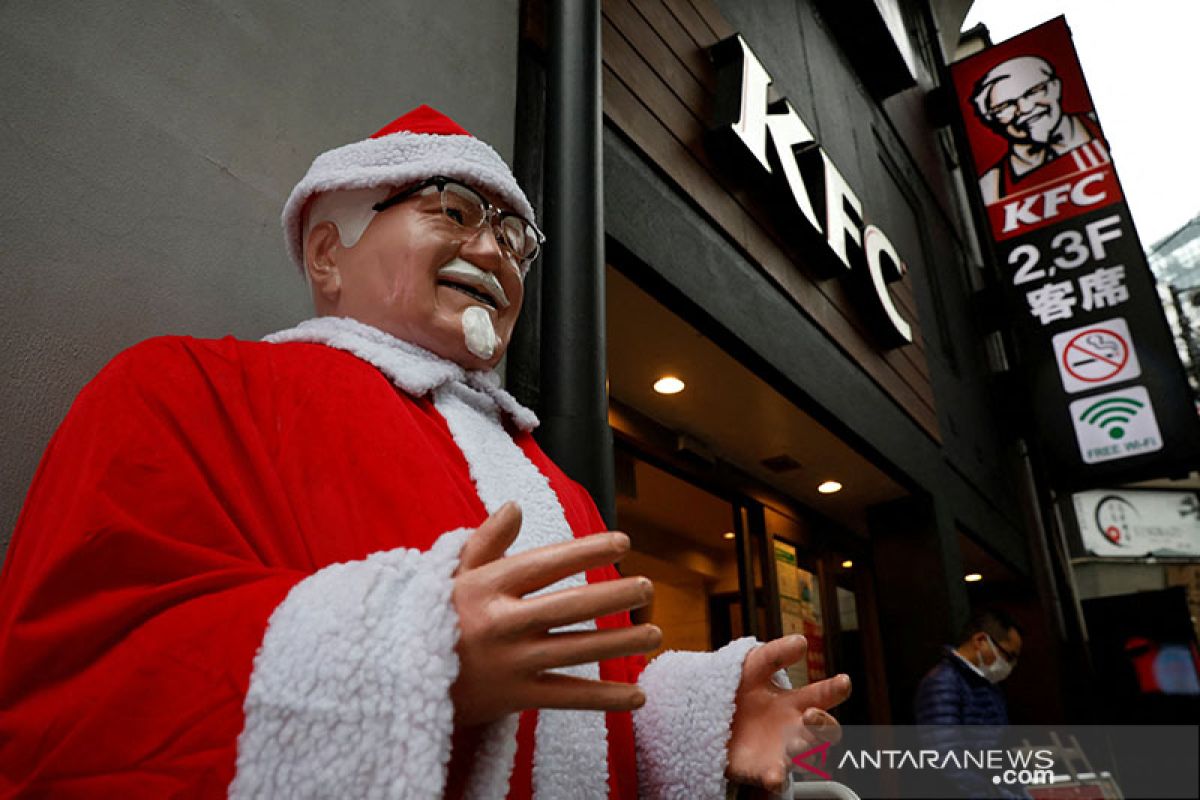 KFC Jepang sambut permintaan ayam goreng yang membludak saat Natal