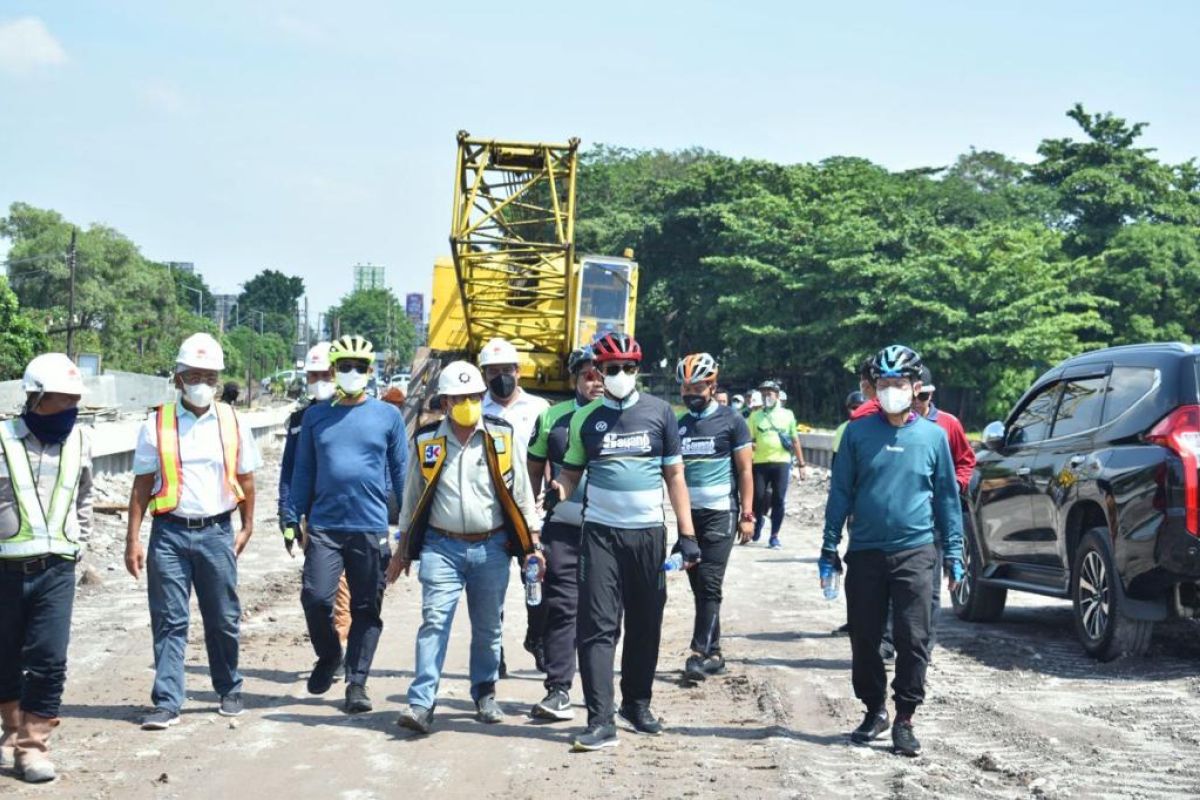 Frontage road segmen 1 Aloha-permukiman warga Gedangan segera tuntas