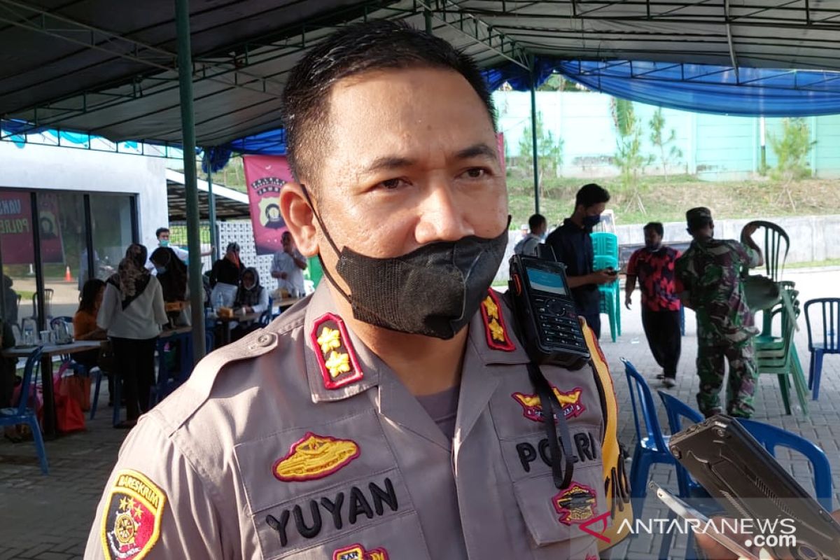 Polres Muarojambi gelar vaksin di lokasi kuliner