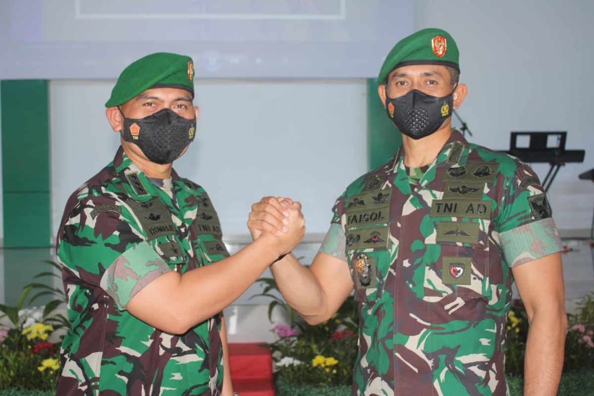 Kolonel Inf Faisol Izuddin resmi jabat Dandim 0410/Kota Bandarlampung