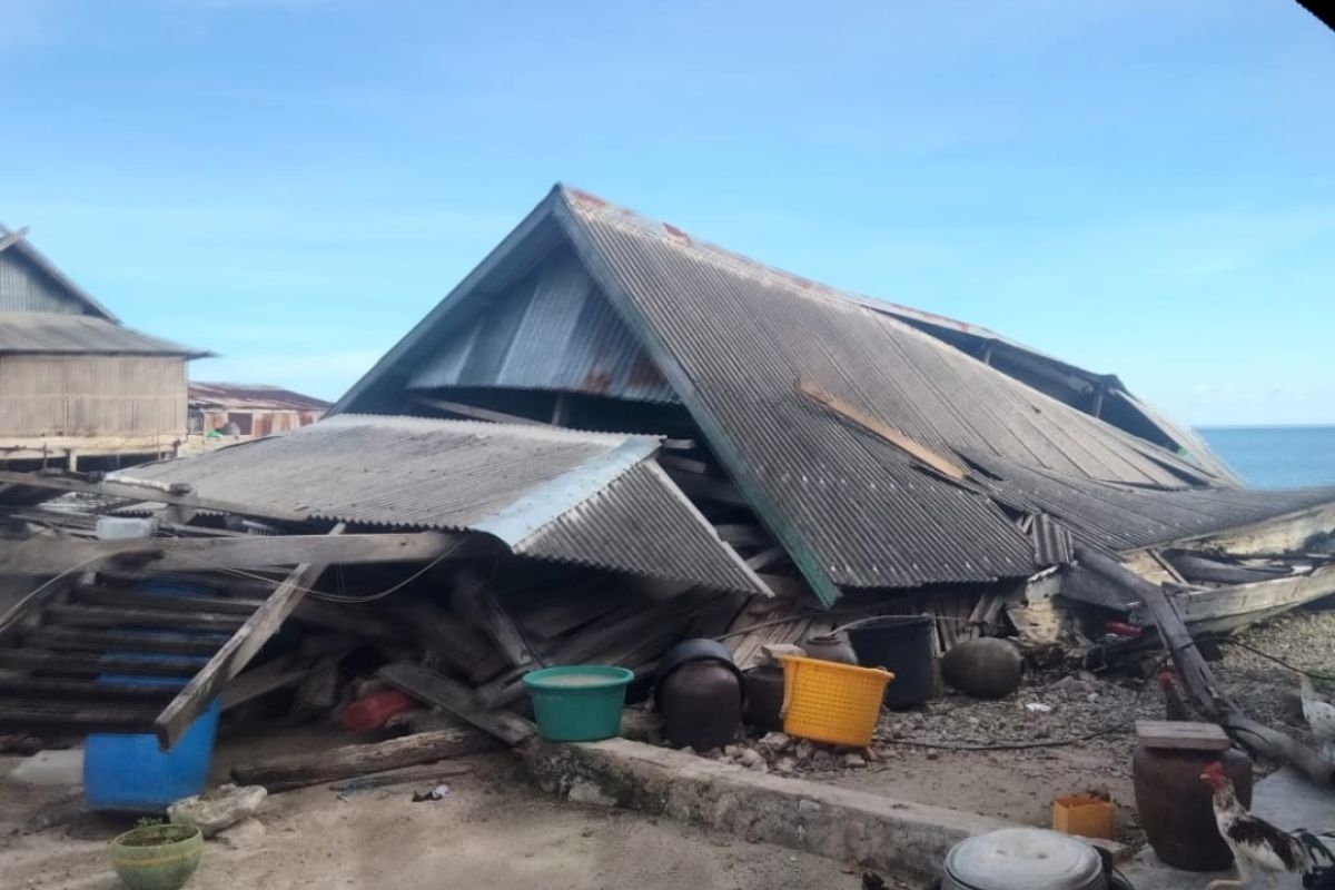 Dampak gempa di Selayar Sulsel 504 rumah rusak tujuh korban luka