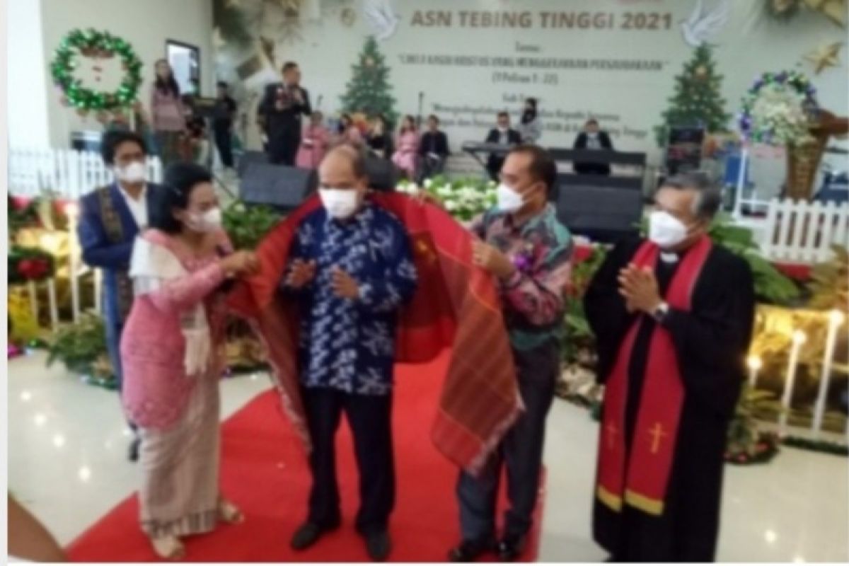 Wali Kota hadiri perayaan Natal ASN Pemkot Tebing Tinggi